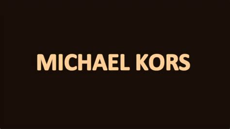 michael kors pronounce|Michael Kors meaning.